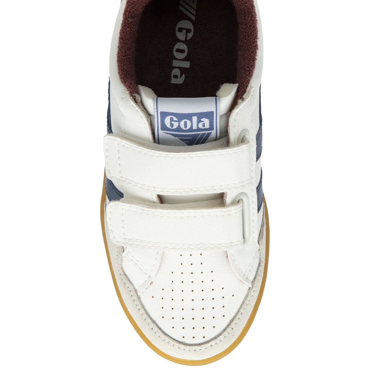 GOLA EAGLE strap blanc Marine basket sneakers