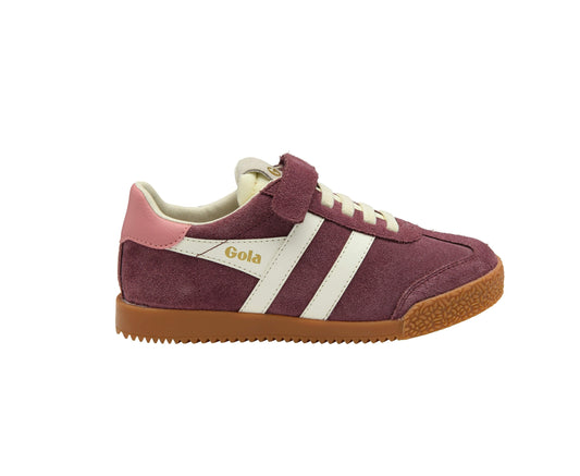 GOLA ELAN STRAP Off white Coral basket sneakers