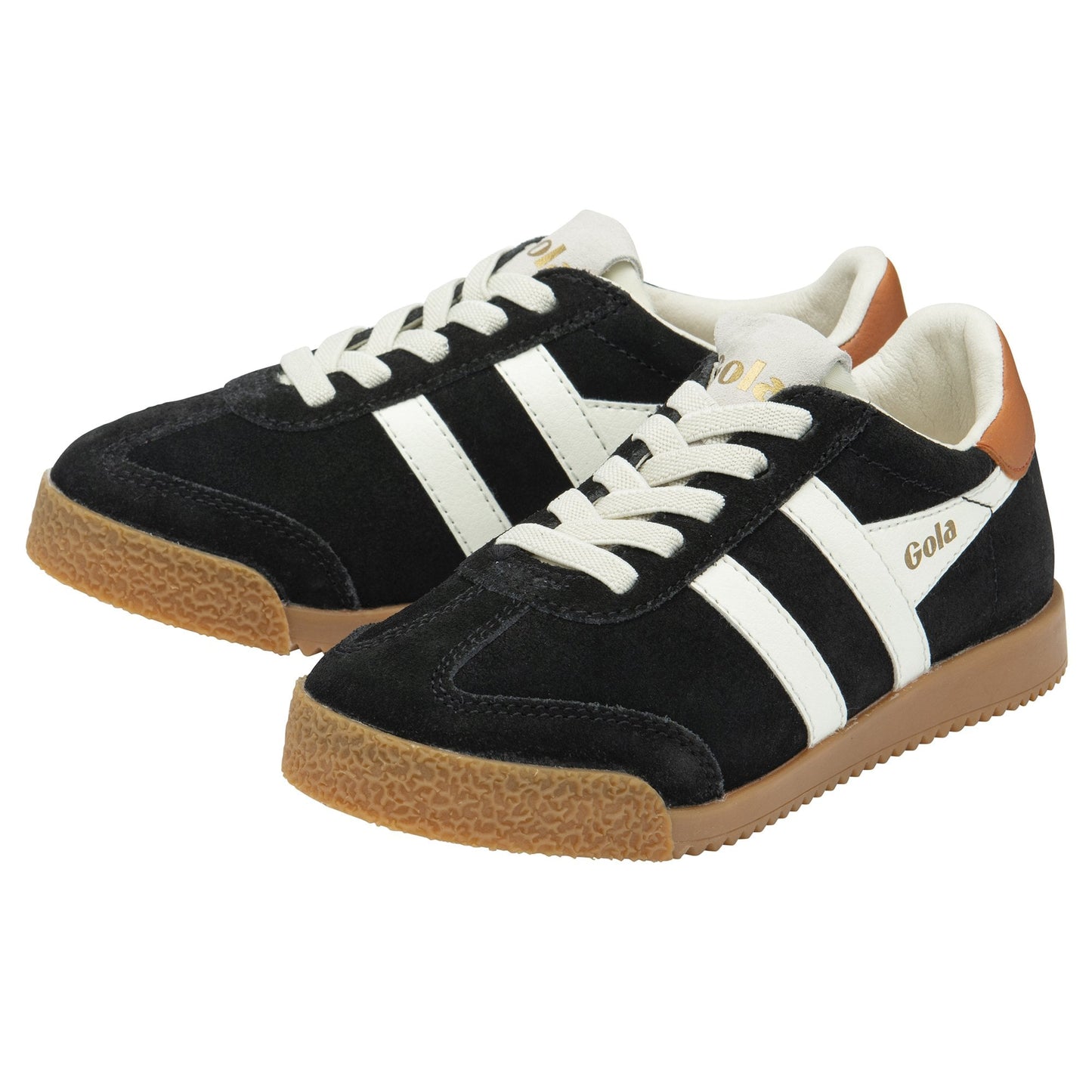 GOLA ELAN Noir Orange Sneakers Baskets