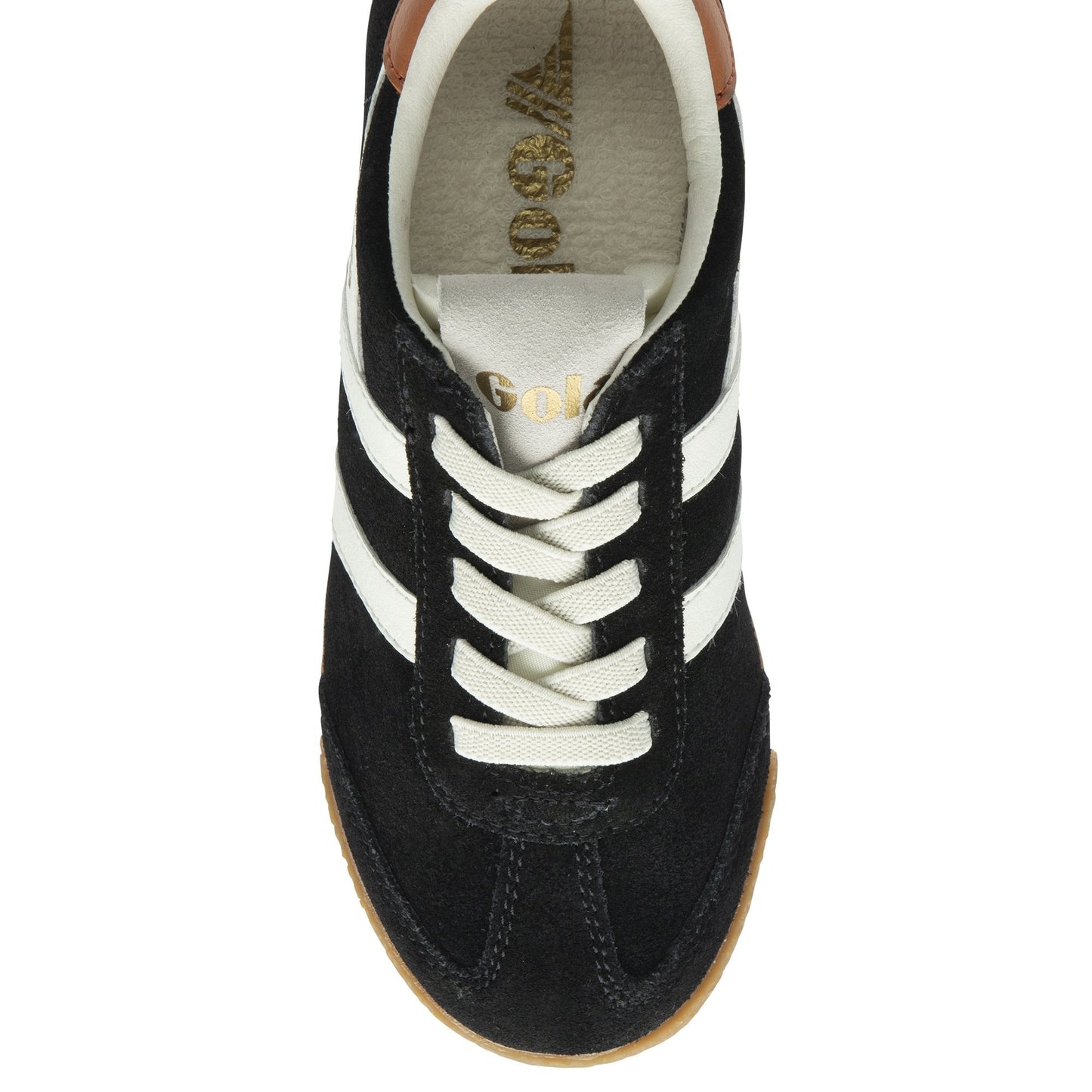 GOLA ELAN Noir Orange Sneakers Baskets