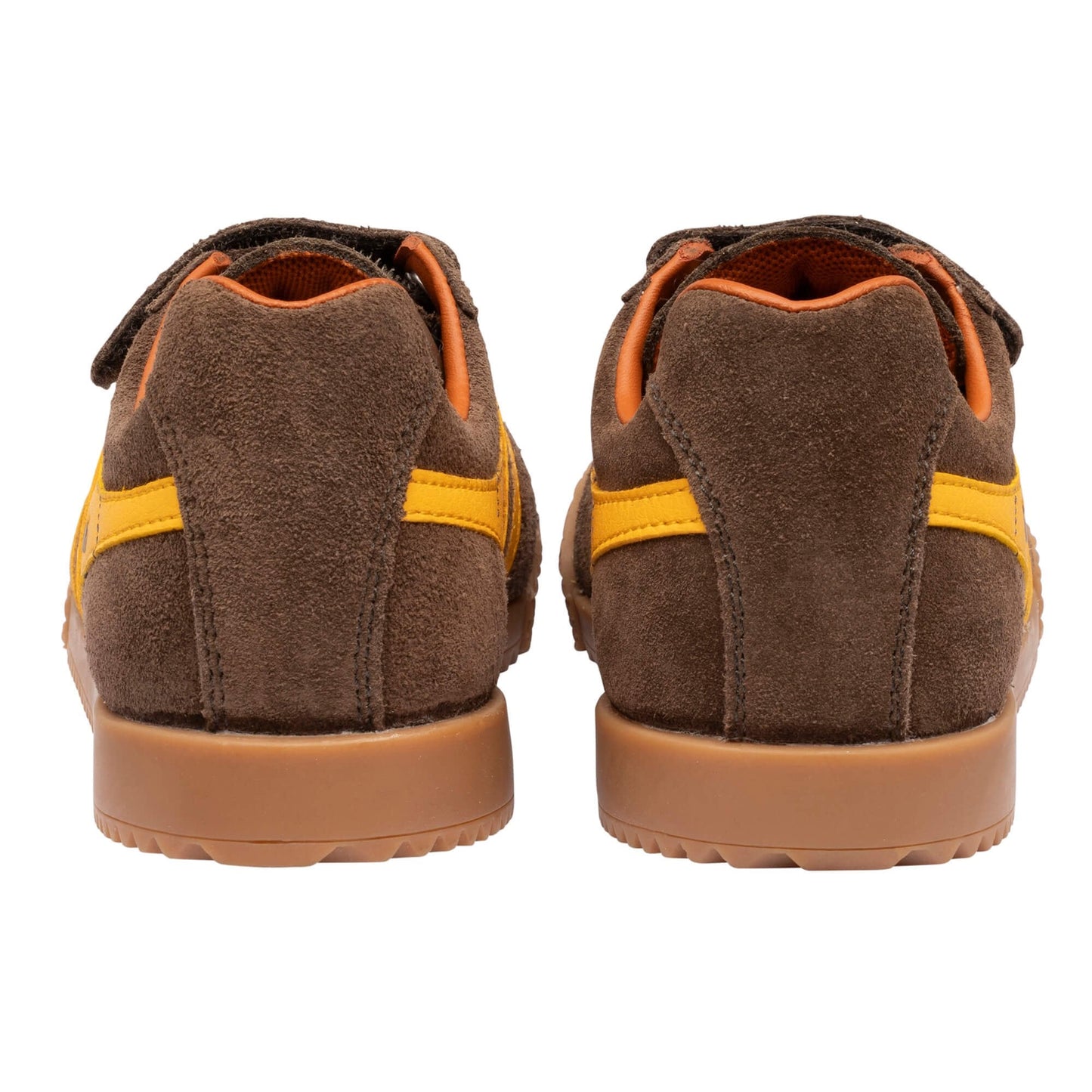 GOLA HARRIER strap Dark Brown Sun basket sneakers
