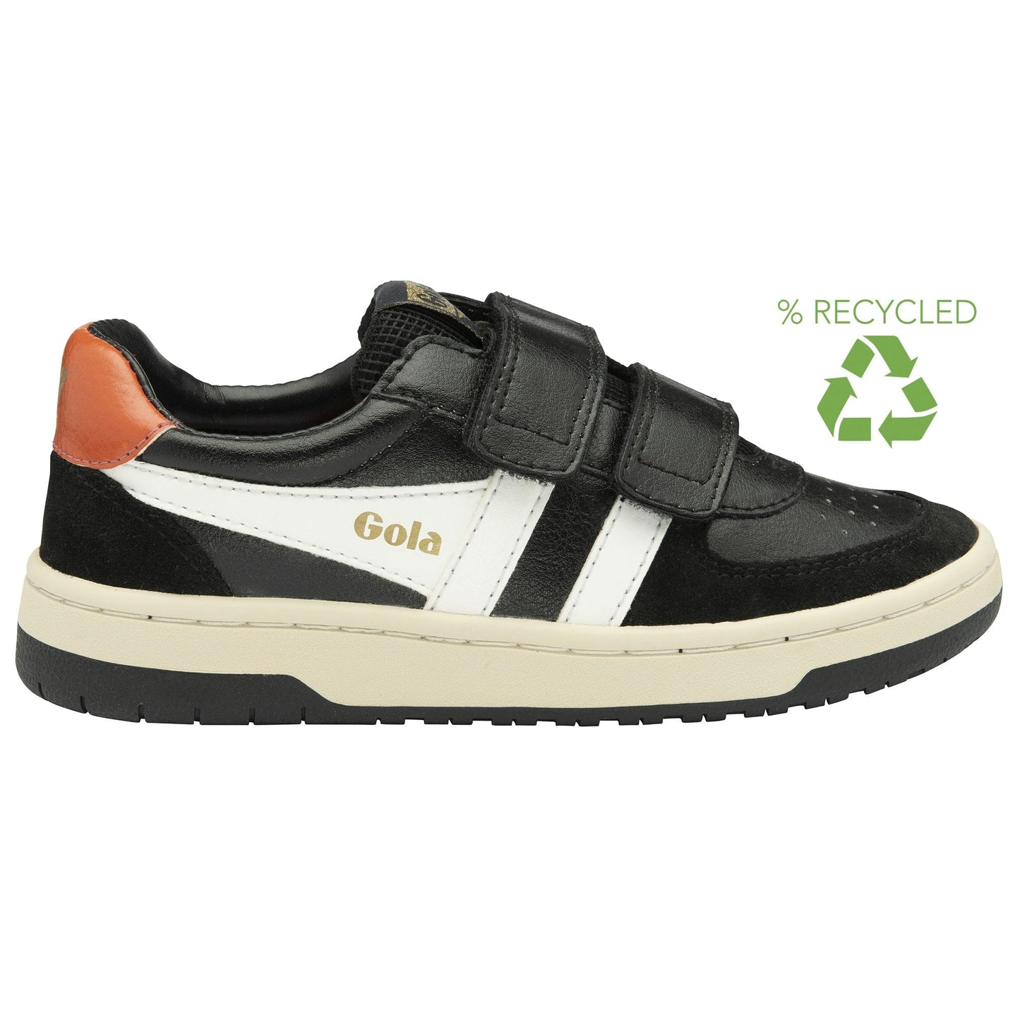 GOLA HAWK STRAP noir basket sneakers