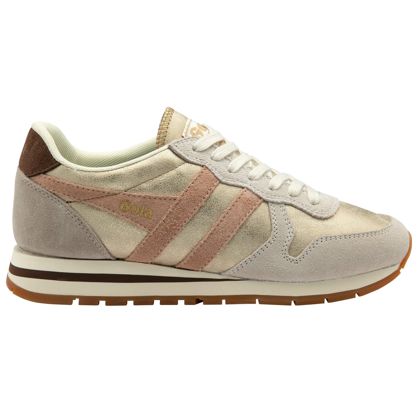 GOLA DAYTONA BLAZE  gold cameo dark brown Sneakers Baskets adulte