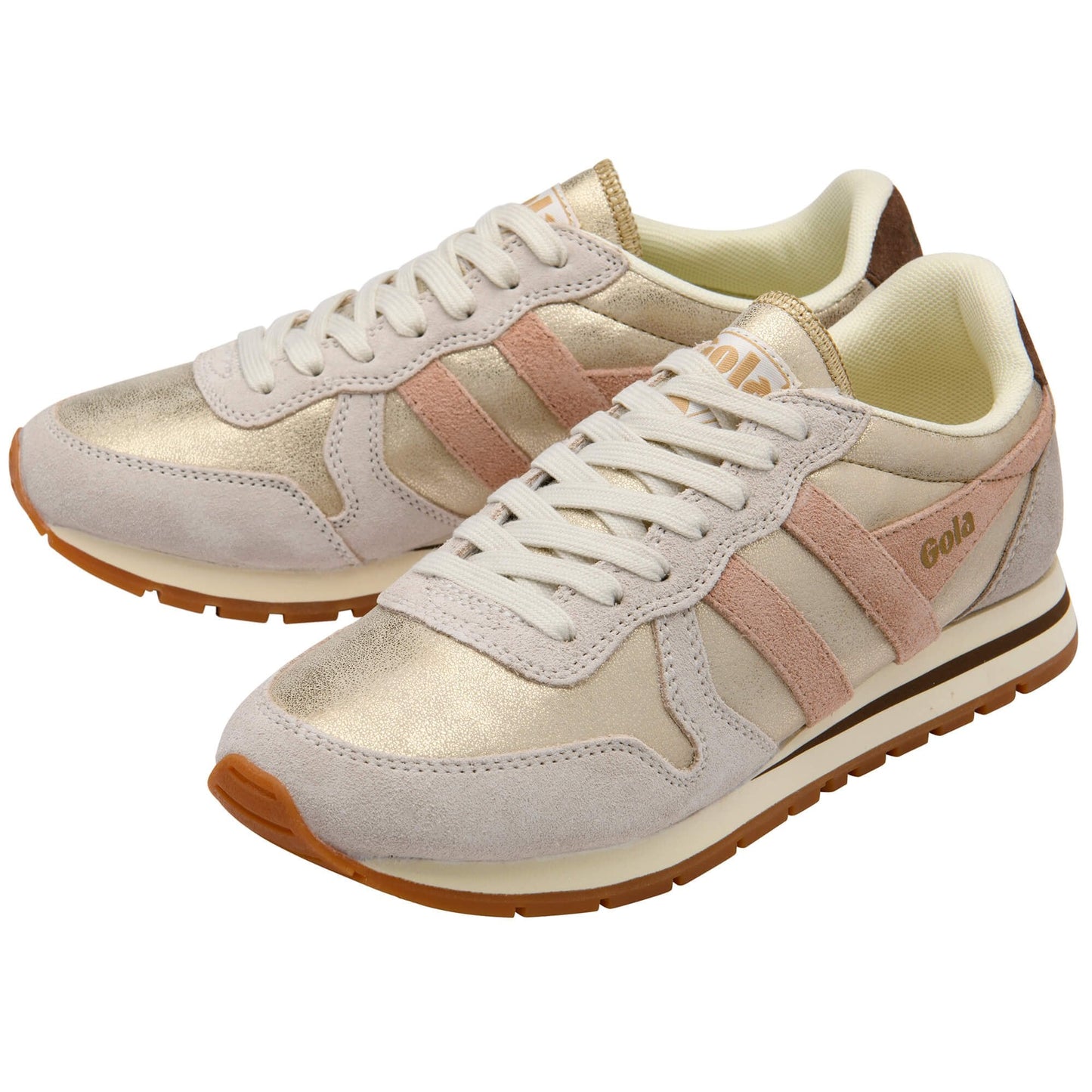 GOLA DAYTONA BLAZE  gold cameo dark brown Sneakers Baskets adulte