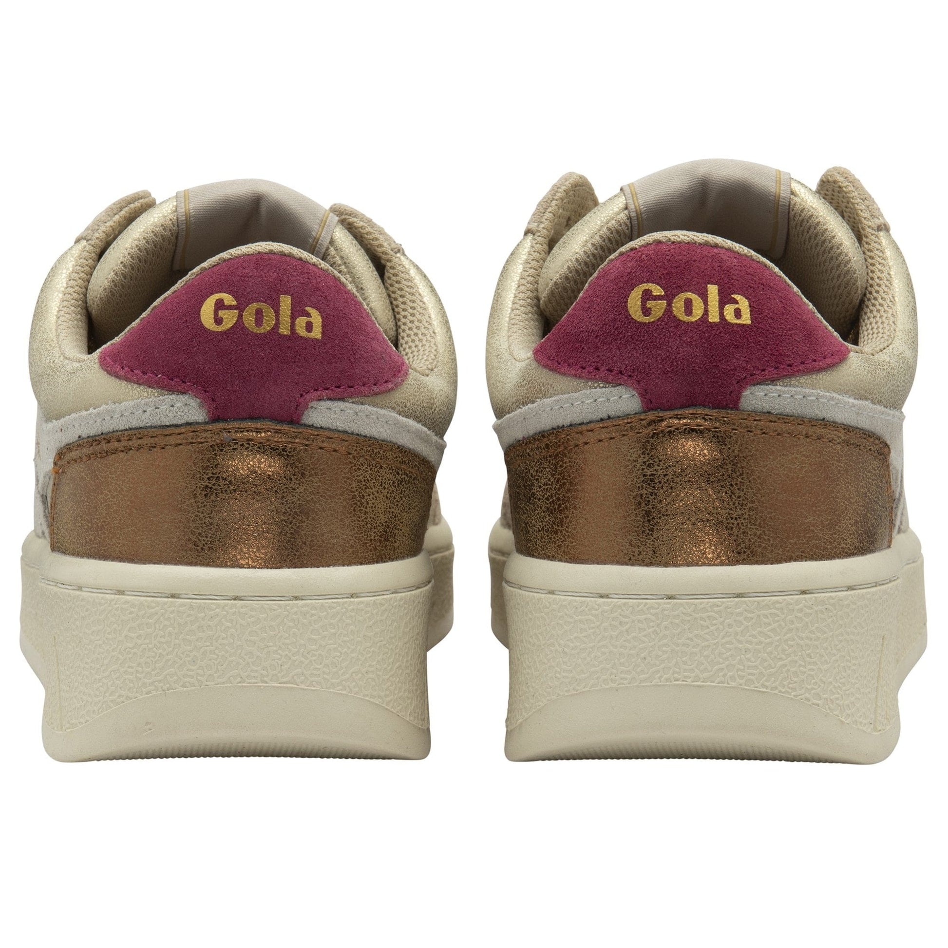 Sneakers/Baskets adulte GOLA SUPERSLAM BLAZE Gold Off White Cerise Sneakers Baskets adulte