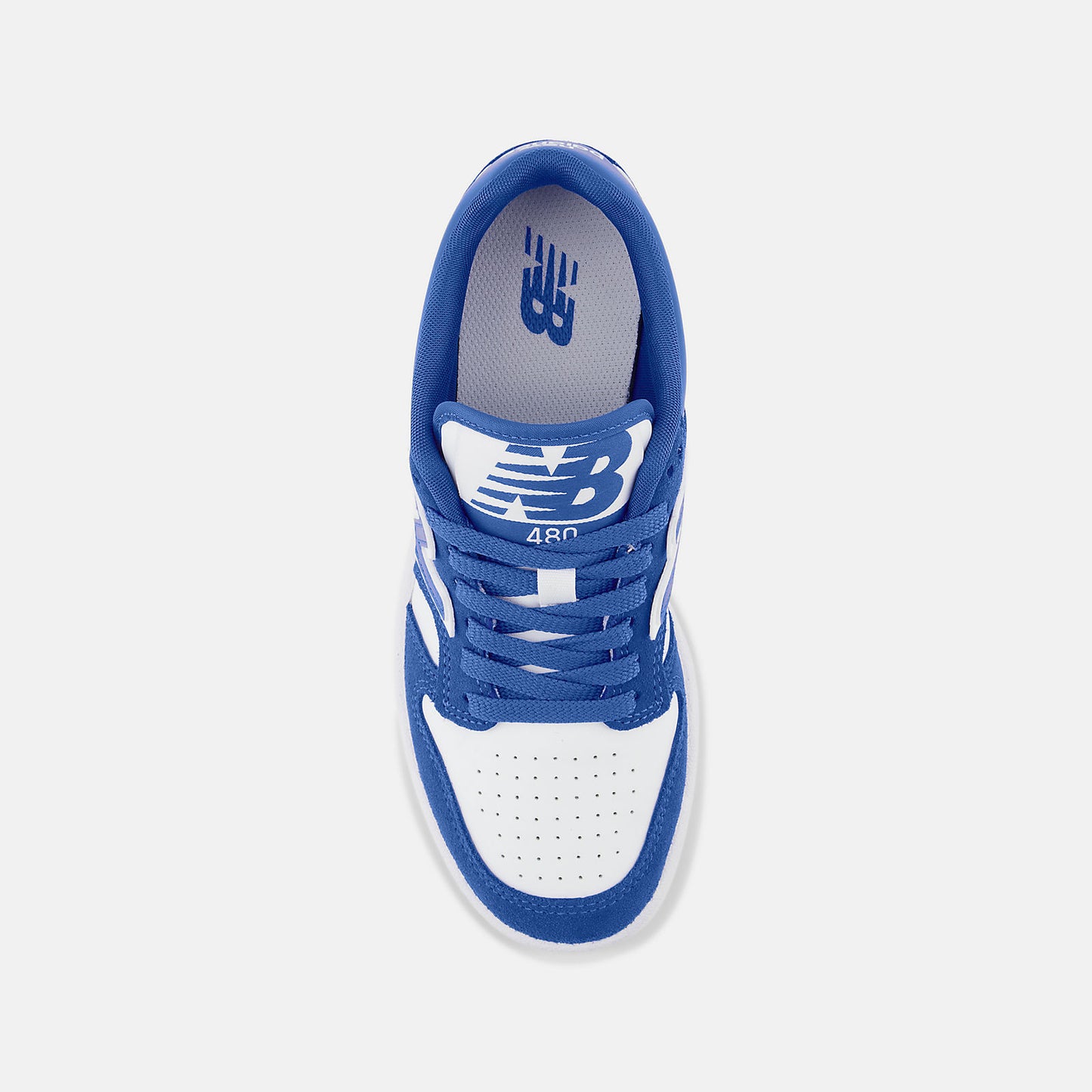 NEW BALANCE GSB 480 Blanc Bleu sneakers baskets