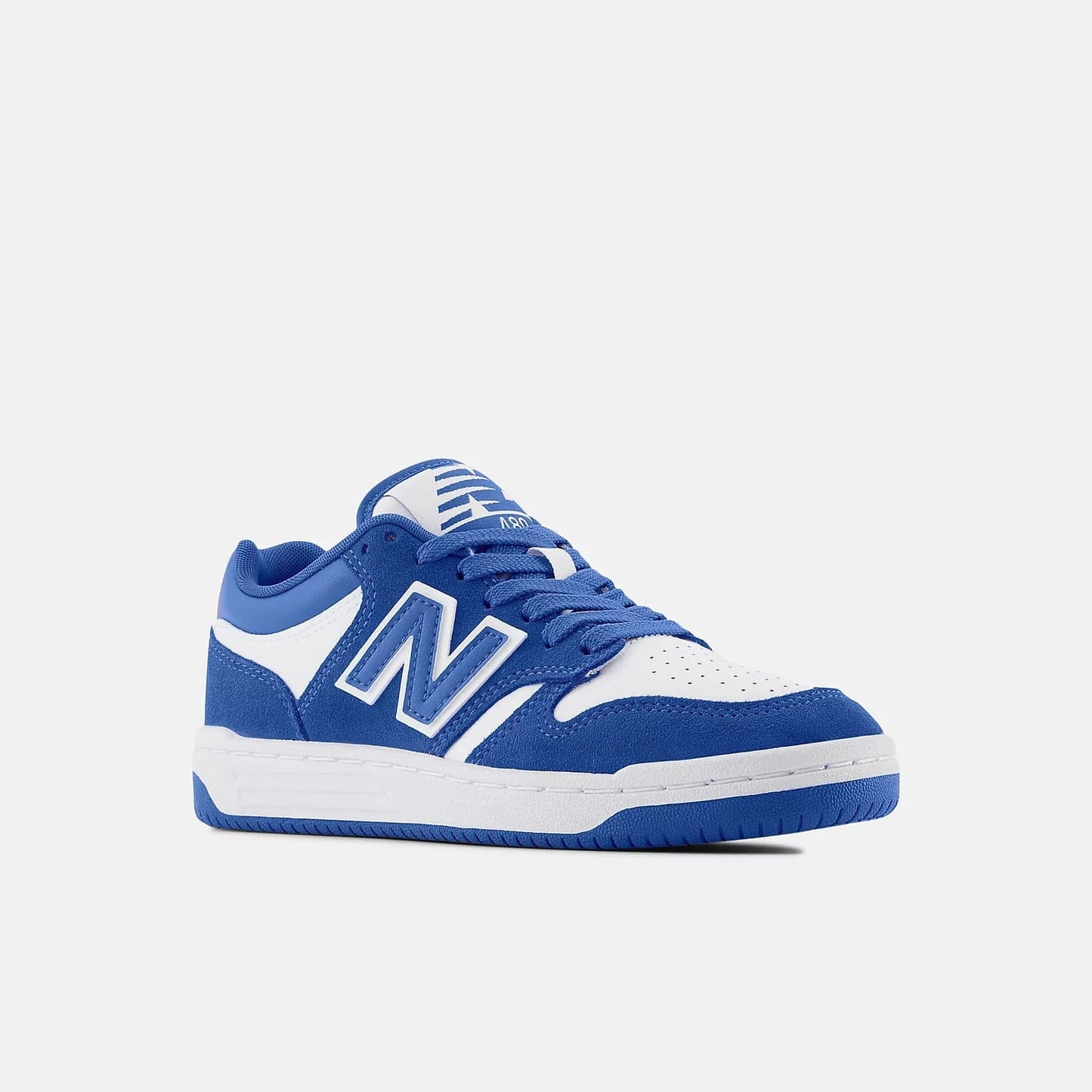 NEW BALANCE GSB 480 Blanc Bleu sneakers baskets Pas des Anges