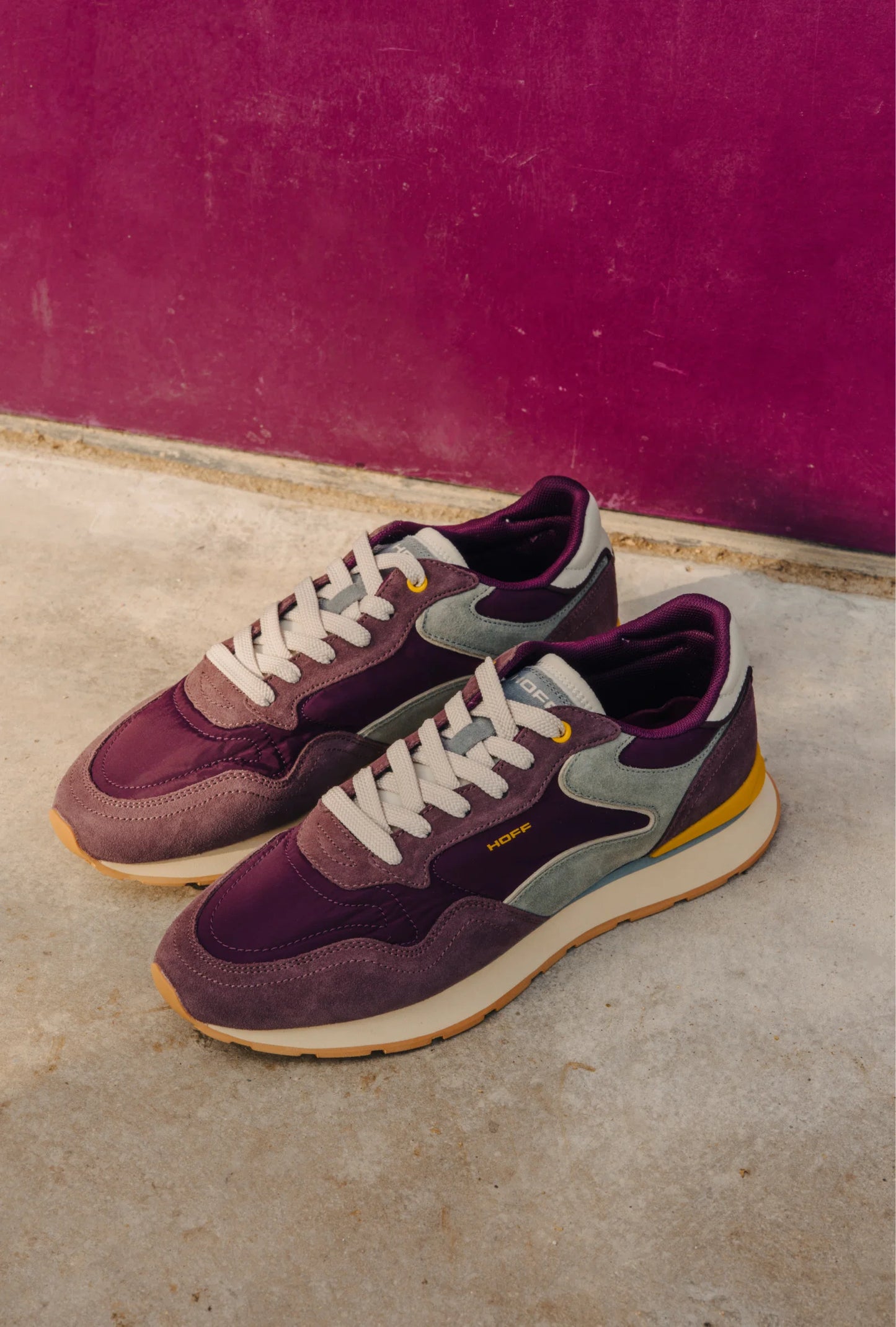 HOFF CITY CHROMA Aubergine Tennis Baskets bas Adulte