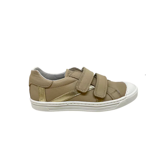 NORVIK KIVA Taupe basket sneakers cuir