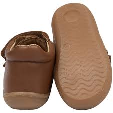 Chaussures Hautes/Botillons POM POM FIRST SPORT VELCRO Camel Premiers Pas Prémarche