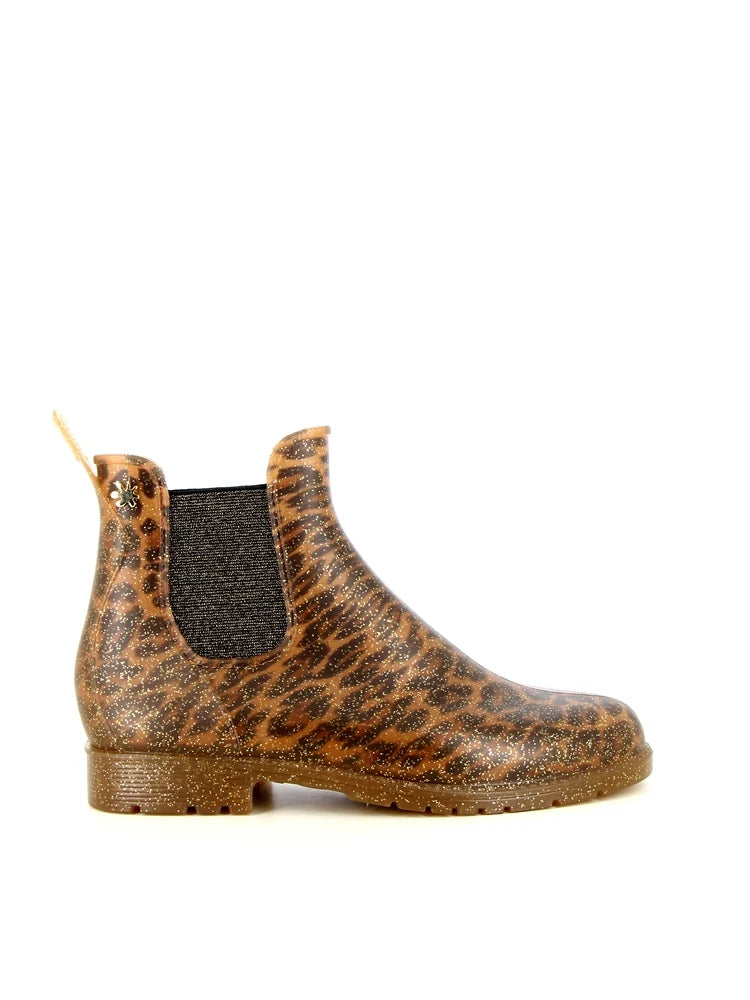 MEDUSE JUMPARDI Léopard Paillettes bottes de pluie