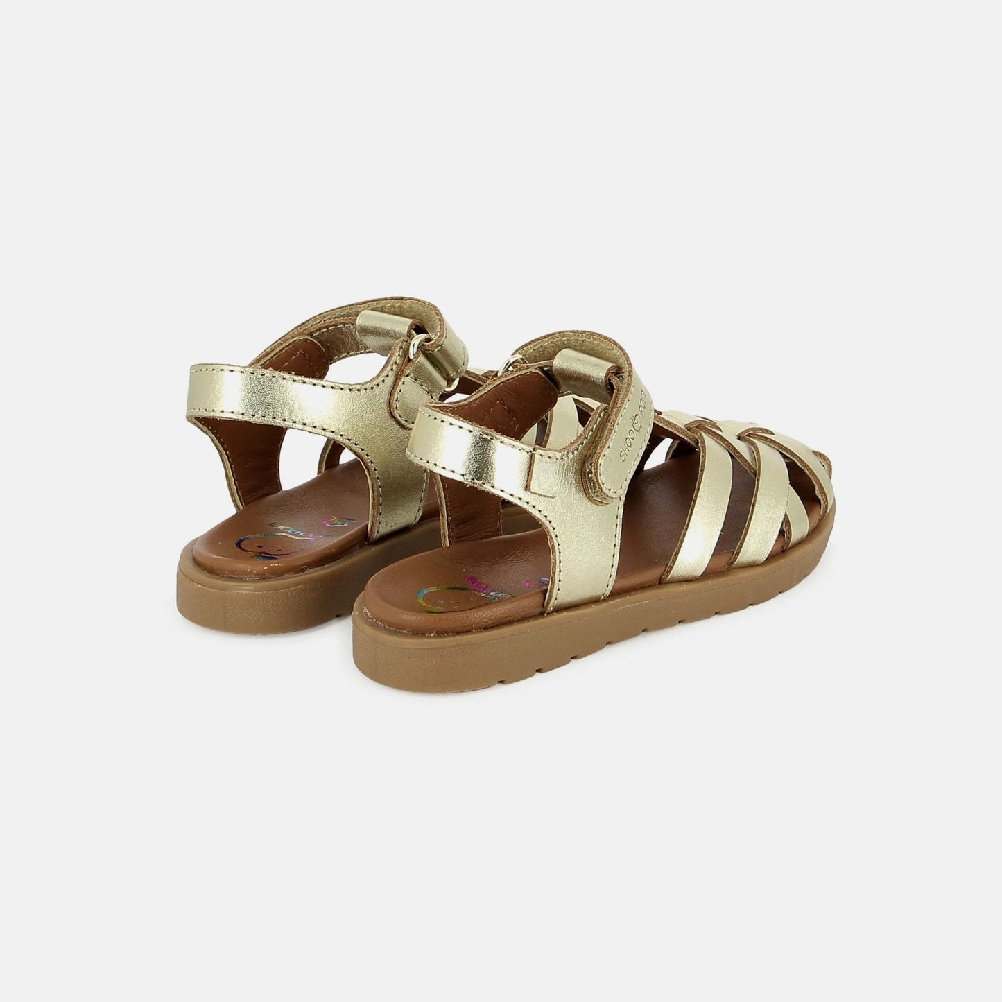 SHOO POM KERALA EASY STRAP Gold Sandales Nu Pieds