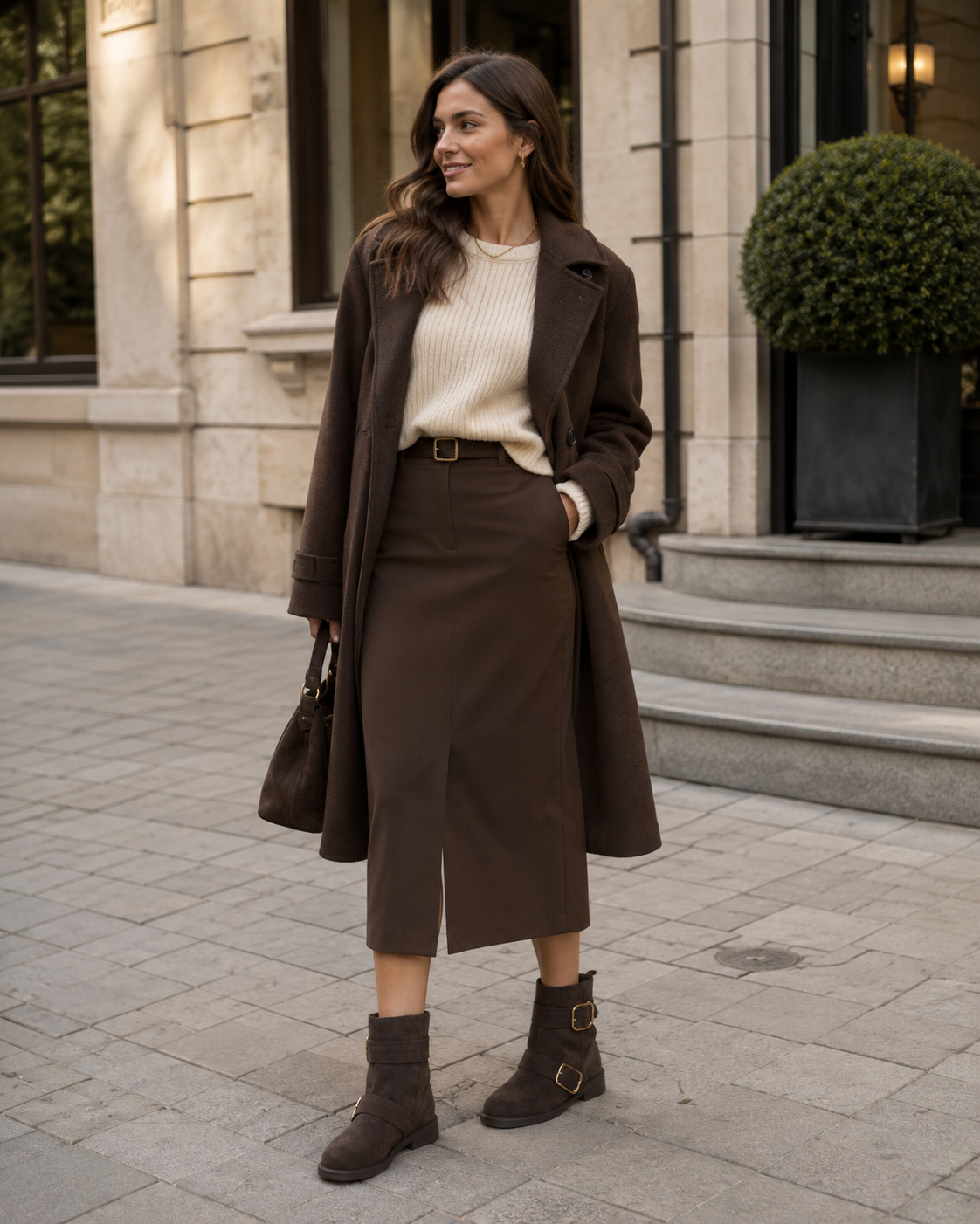 SANTA FE MARION Chocolat Bottines