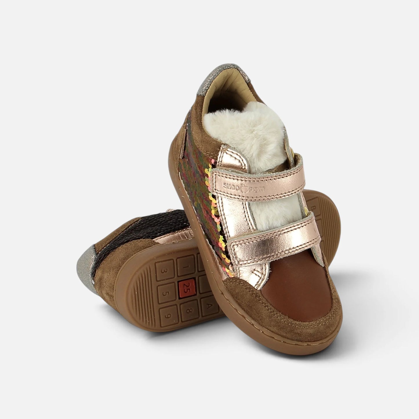 SHOO POM PLAY EASY CO Camel Light Cooper Bottillons Baskets Hautes