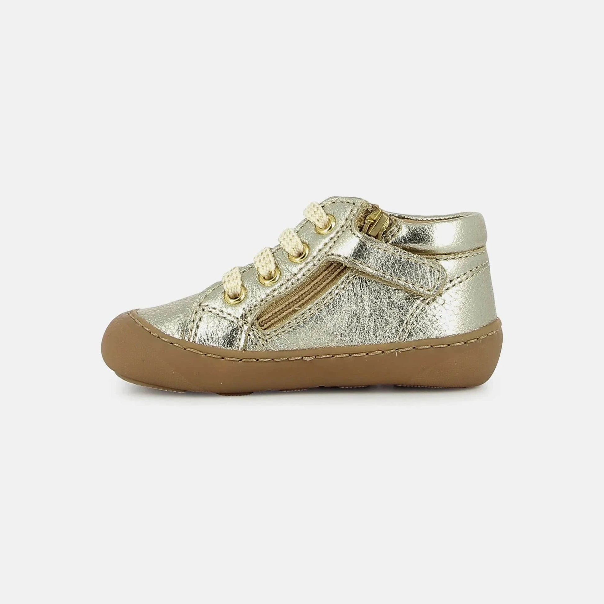 Chaussures Hautes/Botillons SHOO POM PLUM LACE Platine Bottillons premier pas