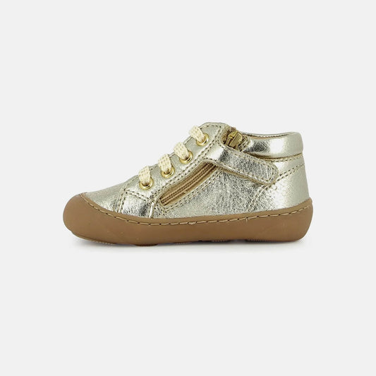Chaussures Hautes/Botillons SHOO POM PLUM LACE Platine Bottillons premier pas