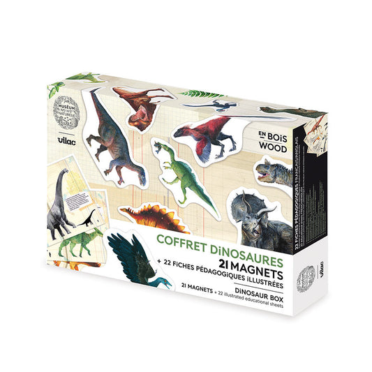 VILAC set de 21 magnets dinosaures 9624