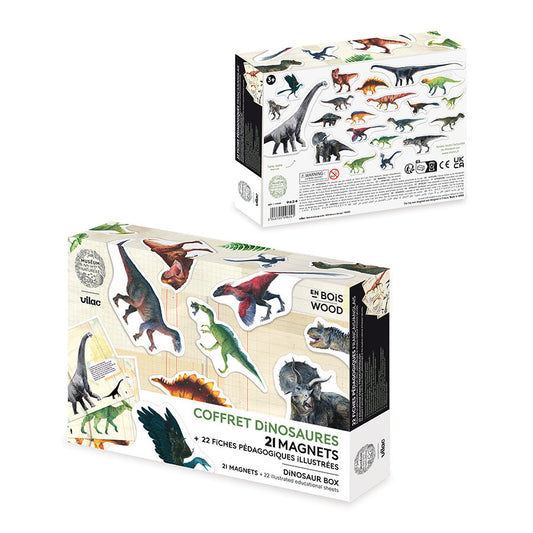 VILAC set de 21 magnets dinosaures 9624