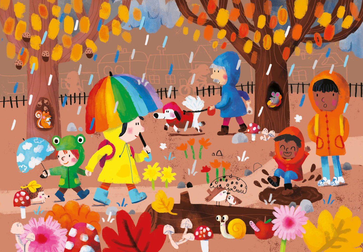 VILAC Livre puzzle encastrement 4 saisons sophia touliatou 7911