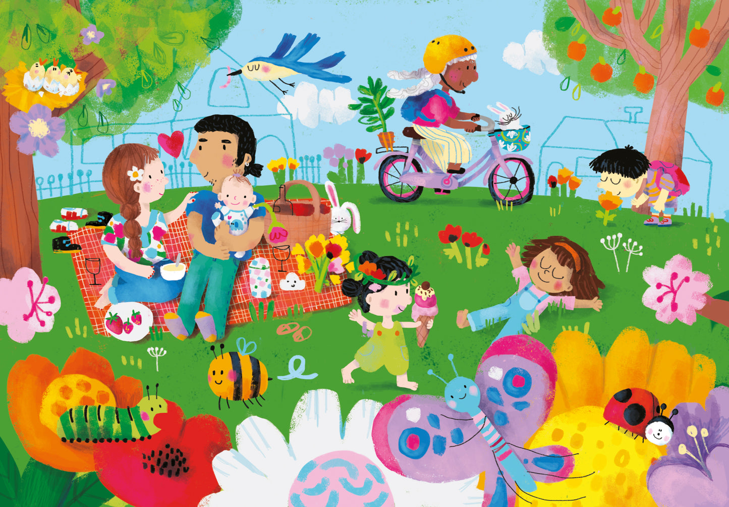 VILAC Livre puzzle encastrement 4 saisons sophia touliatou 7911