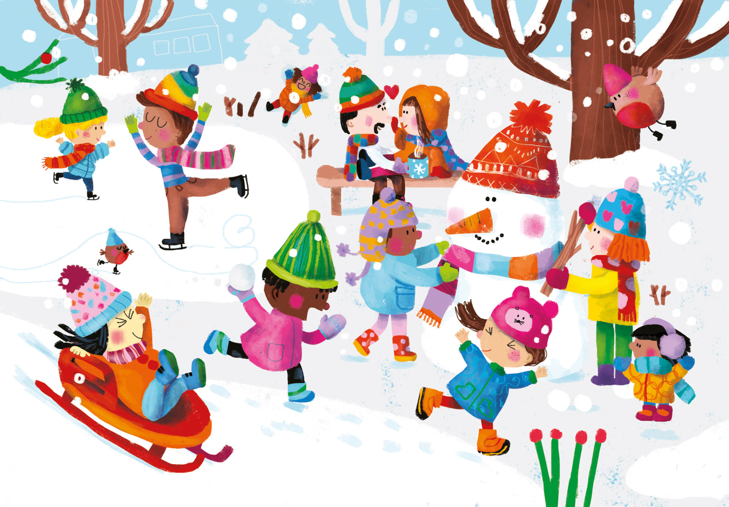 VILAC Livre puzzle encastrement 4 saisons sophia touliatou 7911