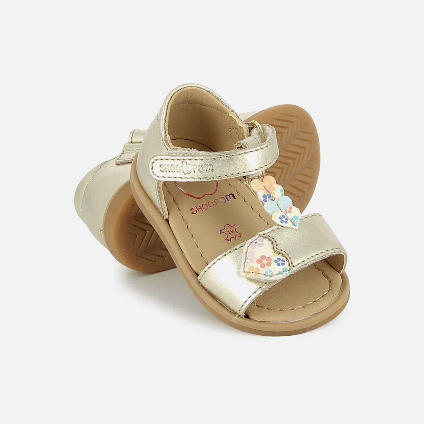 SHOO POM TITY XOXO Platine Multi Sandales Nu Pieds