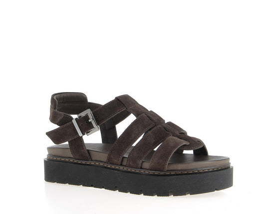 COCO ET ABRICOT MALPAS TDM Chocolat Sandales  Nu Pieds