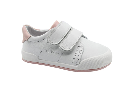 Chaussures Basses/Baskets/Sneakers BLANDITOS LONDRES Blanc Rose Chaussures Basses barefoot