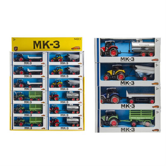 accessoires Tracteur Métal Avec Remorque LG3148