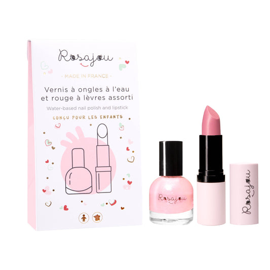 accessoires ROSAJOU Duo vernis & Rouge à lèvres "Ballerine" RDUO02B