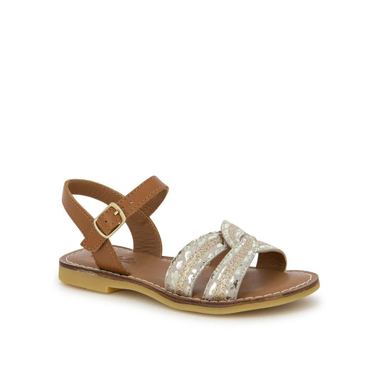 Sandales / Nu Pieds adulte 40 ADOLIE LAZAR SUN camel Sandales Nu pieds adulte