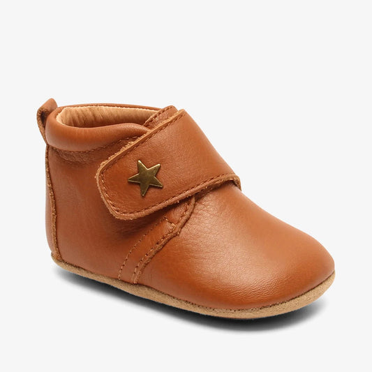 chaussons BISGAARD BABY STAR Cognac prémarche
