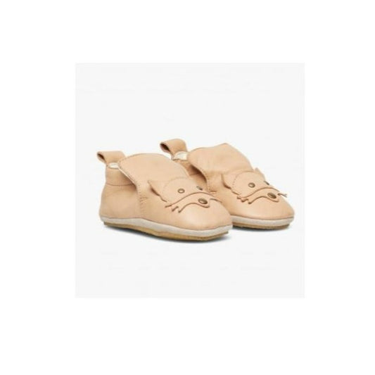 NATURINO CHOUX camel chaussons cuir