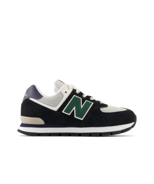 NEW BALANCE GC574 DB2 Noir vert sneakers baskets
