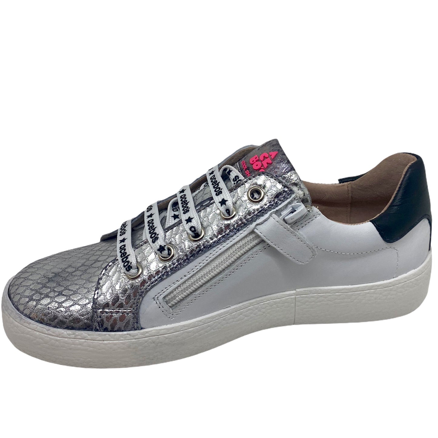 ACEBOS 9877MI blanc Chaussures Basses Baskets Sneakers