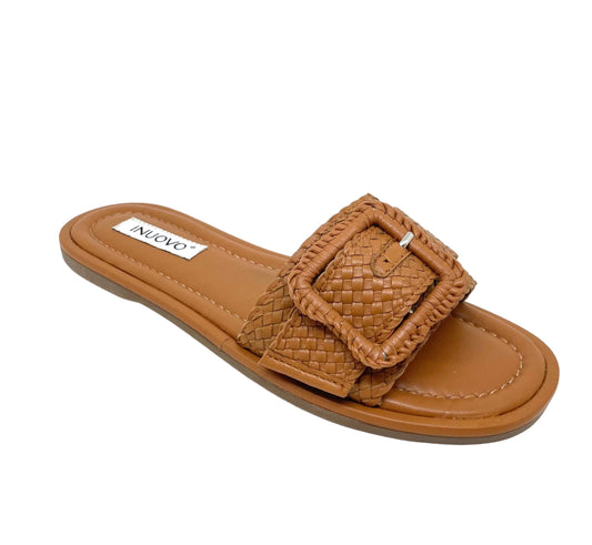 Sandales / Nu Pieds adulte INUOVO 965007 Camel Nu pied sandales