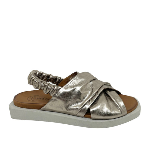 Sandales / Nu Pieds adulte LUNE ET L'AUTRE ASHLEY Platine Sandales Nu-pieds