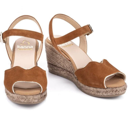 Sandale/nu pied adulte kanna / 41 kanna - Laura marron marron