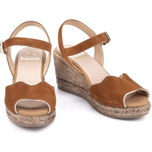 Sandale/nu pied adulte kanna / 41 kanna - Laura marron marron