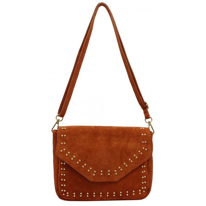 SAC BANDOULIÈRE Rouille cuir Melina 47009