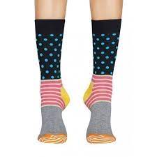 HAPPY SOCKS CHAUSSETTES SDO01 9701 stripes and dot  adultes
